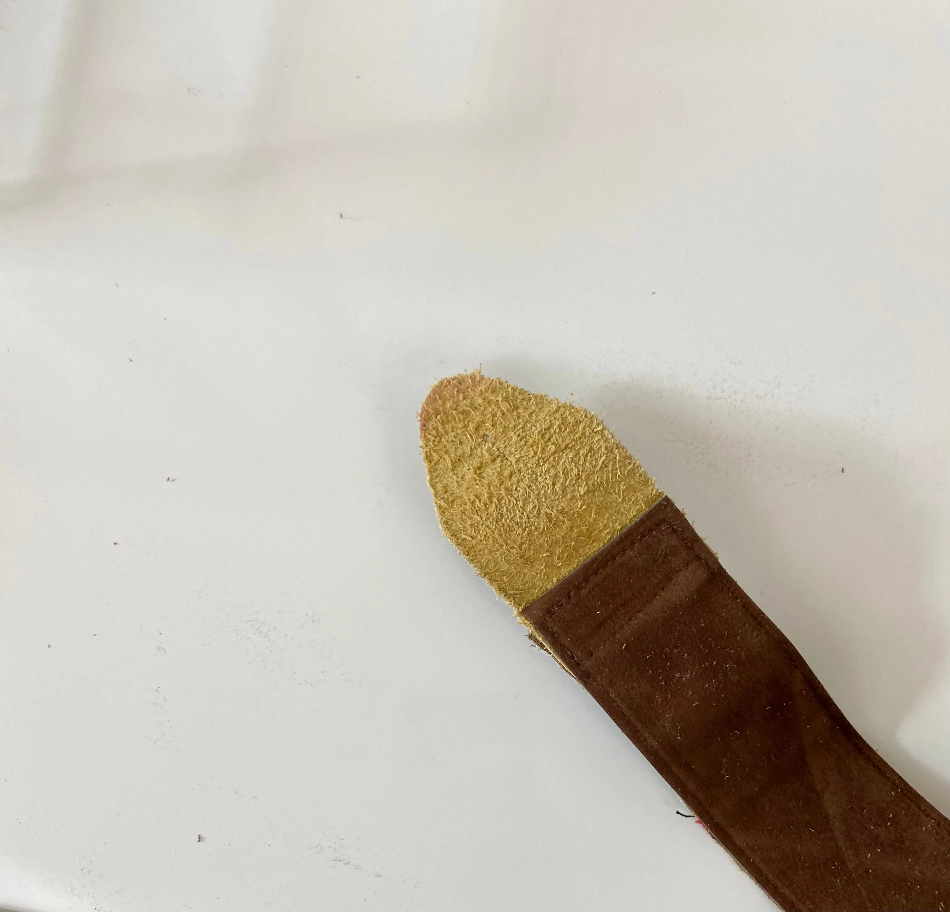 1970s Patchwork Suede belt
