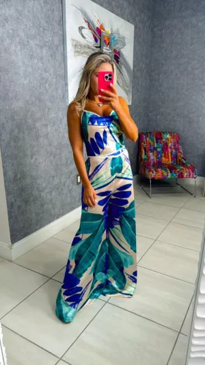 2698 Top and palazzo pants set