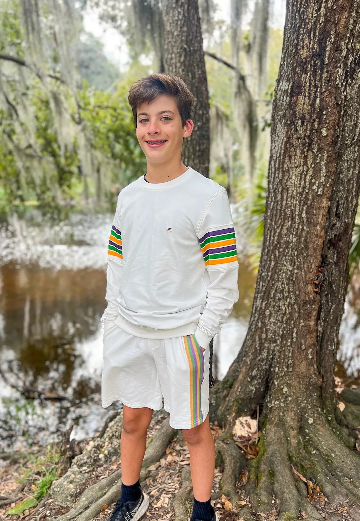 Adult Bermuda Vintage Shorts - Off-White