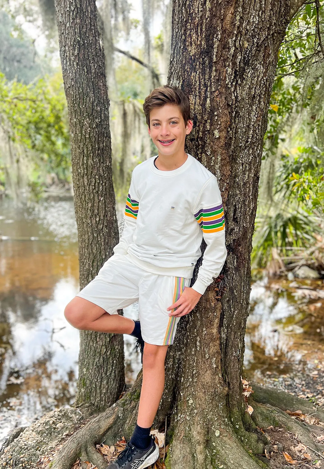 Adult Bermuda Vintage Shorts - Off-White
