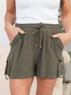 Allie Rose Side Cargo Short
