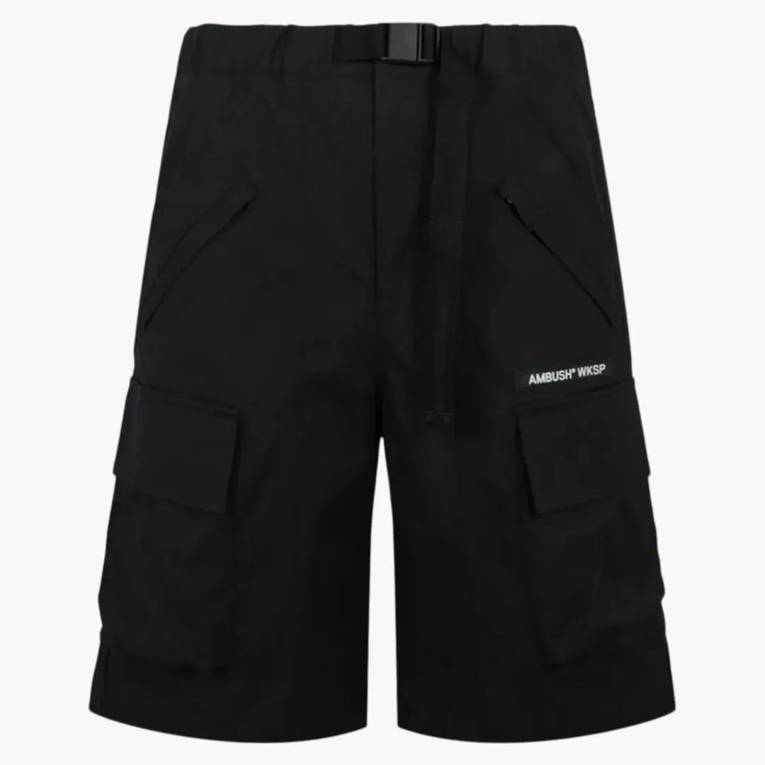 Ambush Logo Cargo Shorts Black