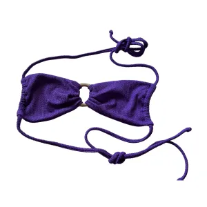 Amethyst Allium Textured Bandeau Top
