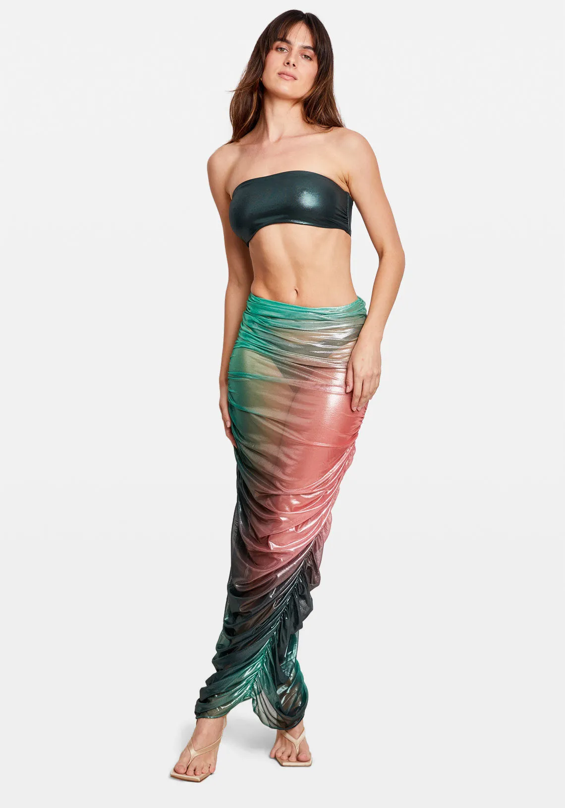 BAHIA PAREO MESH LEAVES