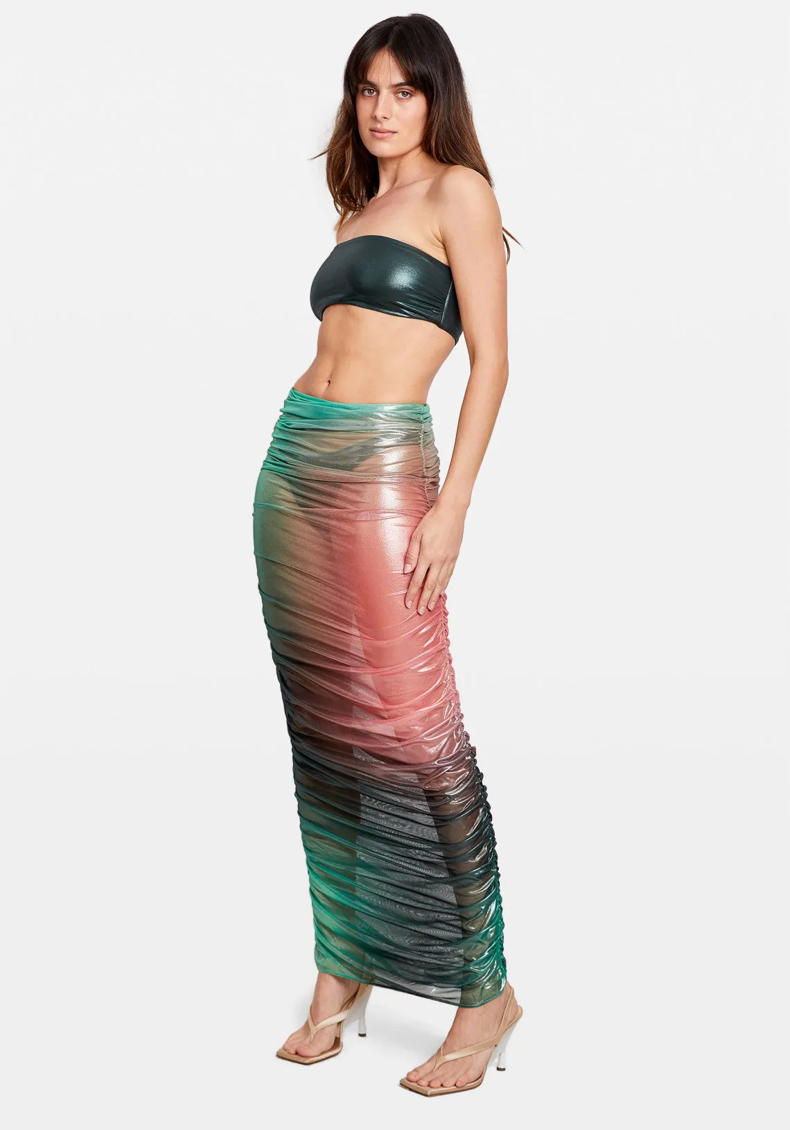 BAHIA PAREO MESH LEAVES