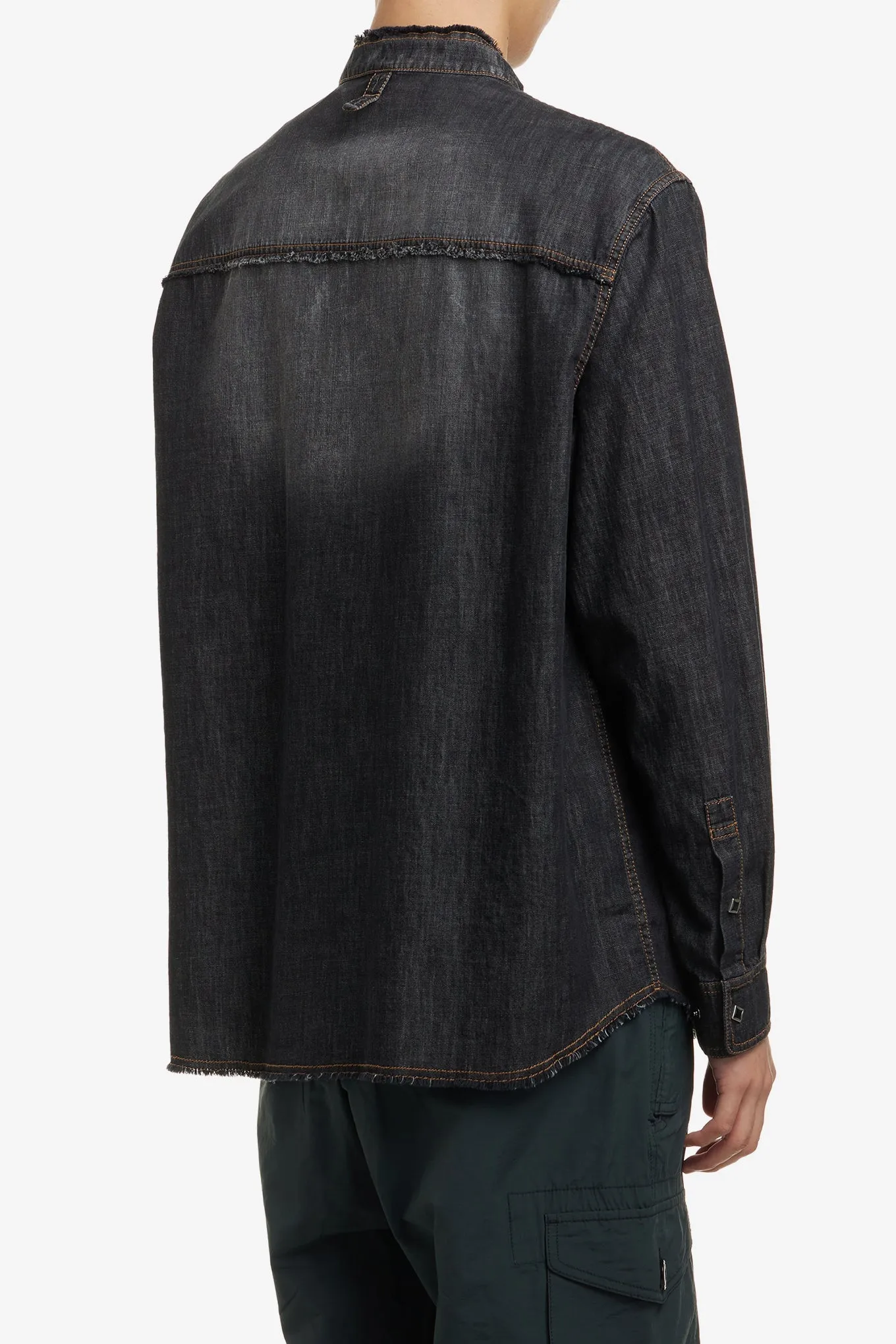 BAND COLLAR WESTERN SHIRTS
