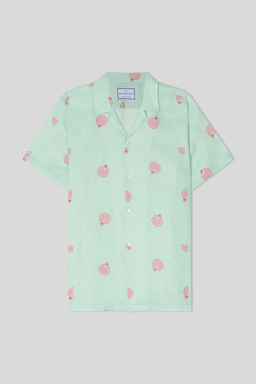 bastión linen shirt aqua