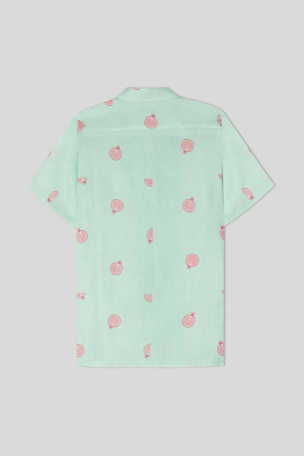 bastión linen shirt aqua