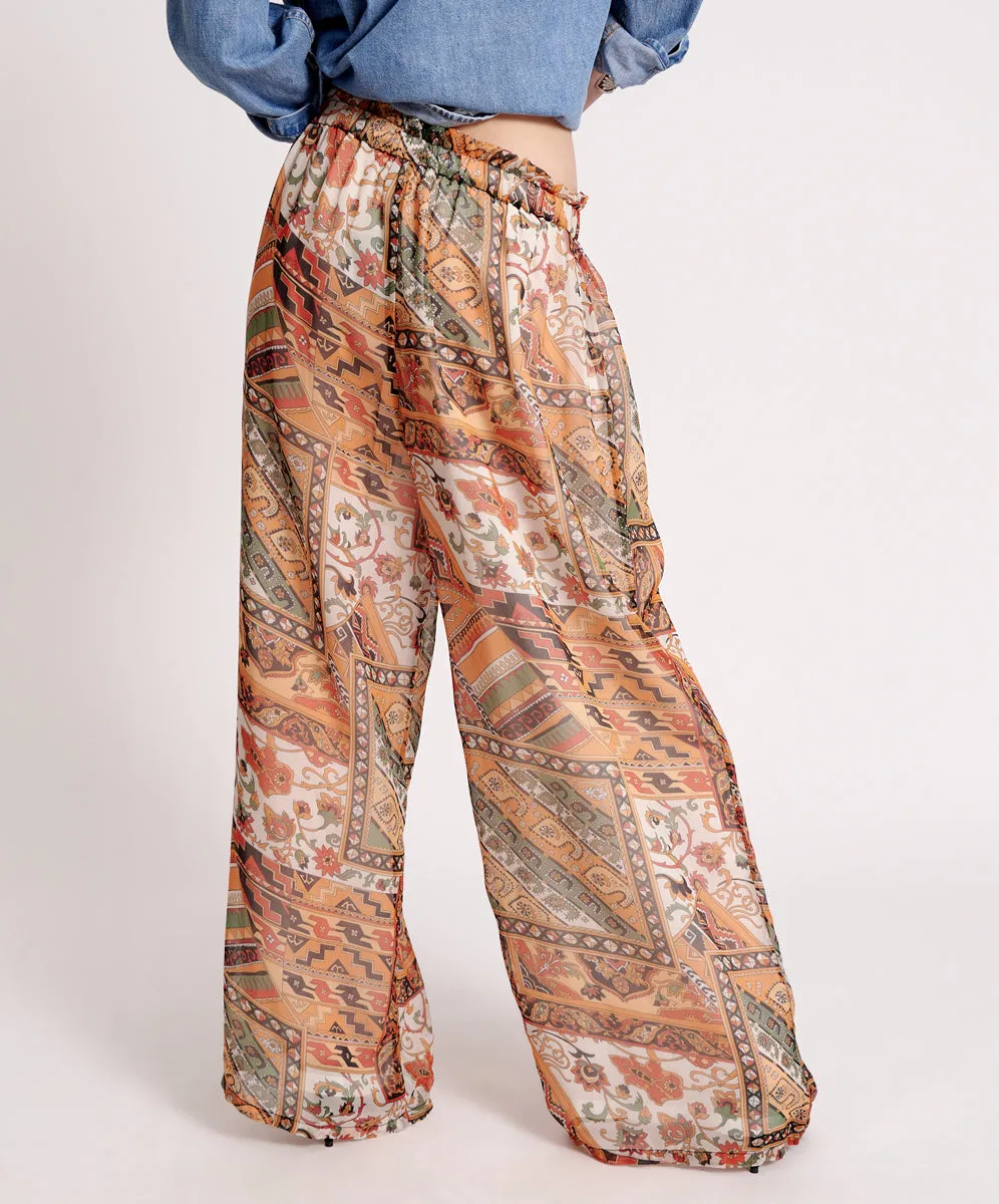 Bazaar Palazzo Pants - Paisley
