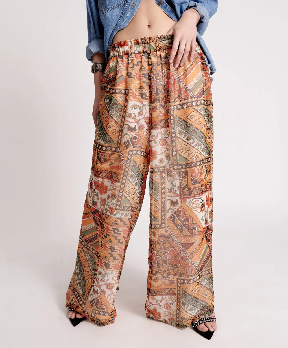 Bazaar Palazzo Pants - Paisley
