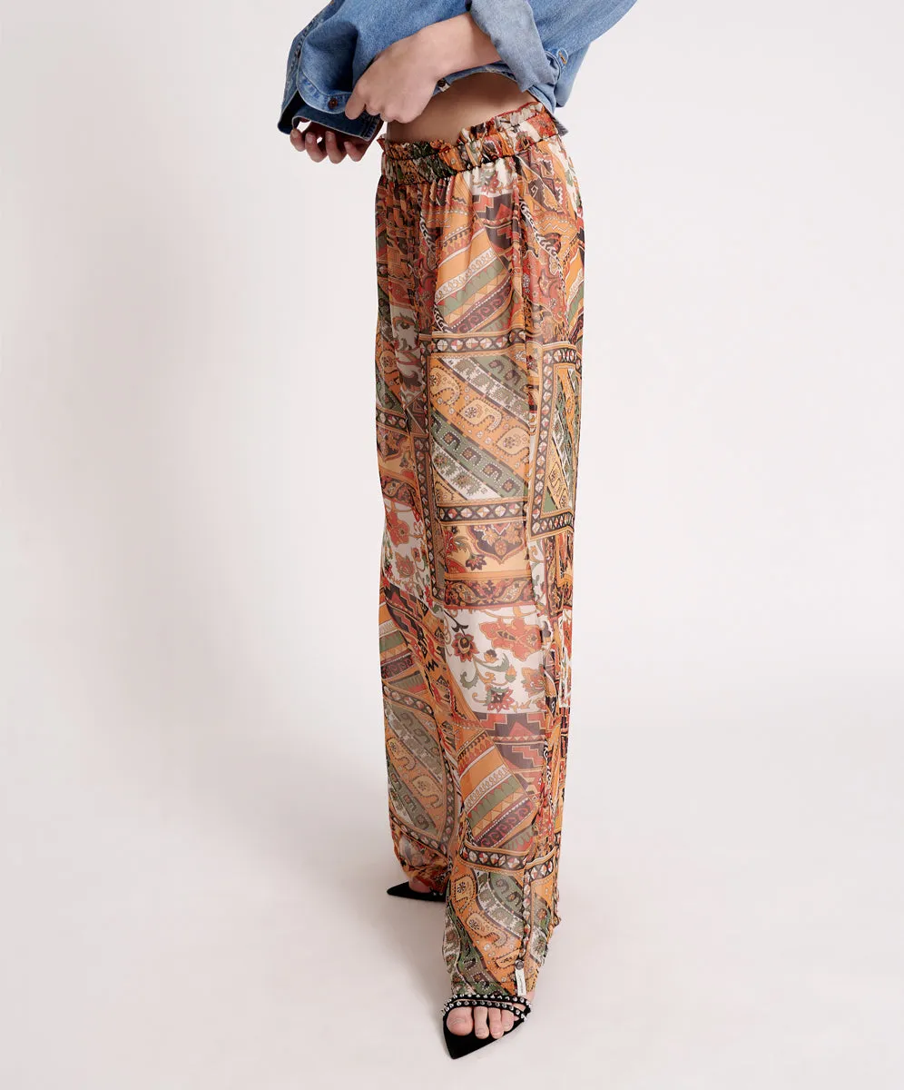 Bazaar Palazzo Pants - Paisley