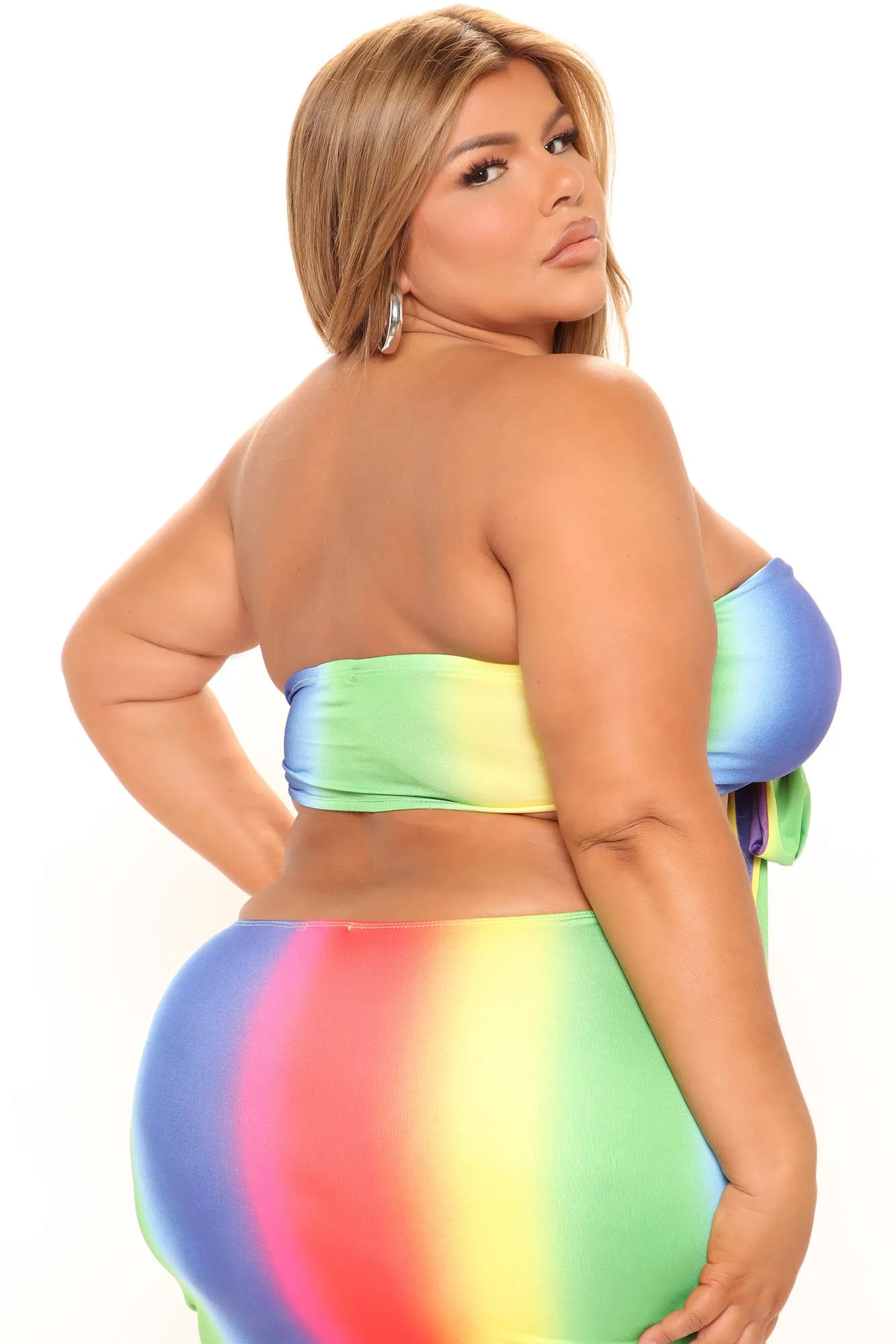 Be Proud Bandeau Top - Multi Color