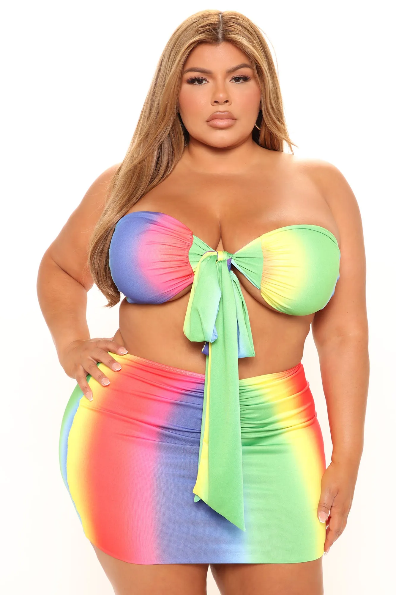 Be Proud Bandeau Top - Multi Color