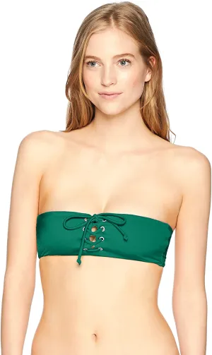 Billabong Women's Sol Searcher Lace Up Bandeau Bikini Top