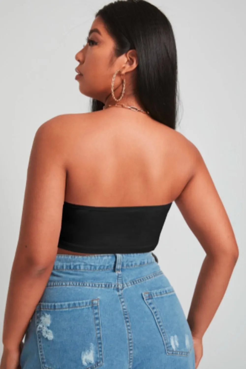 Black Basic Tube Top