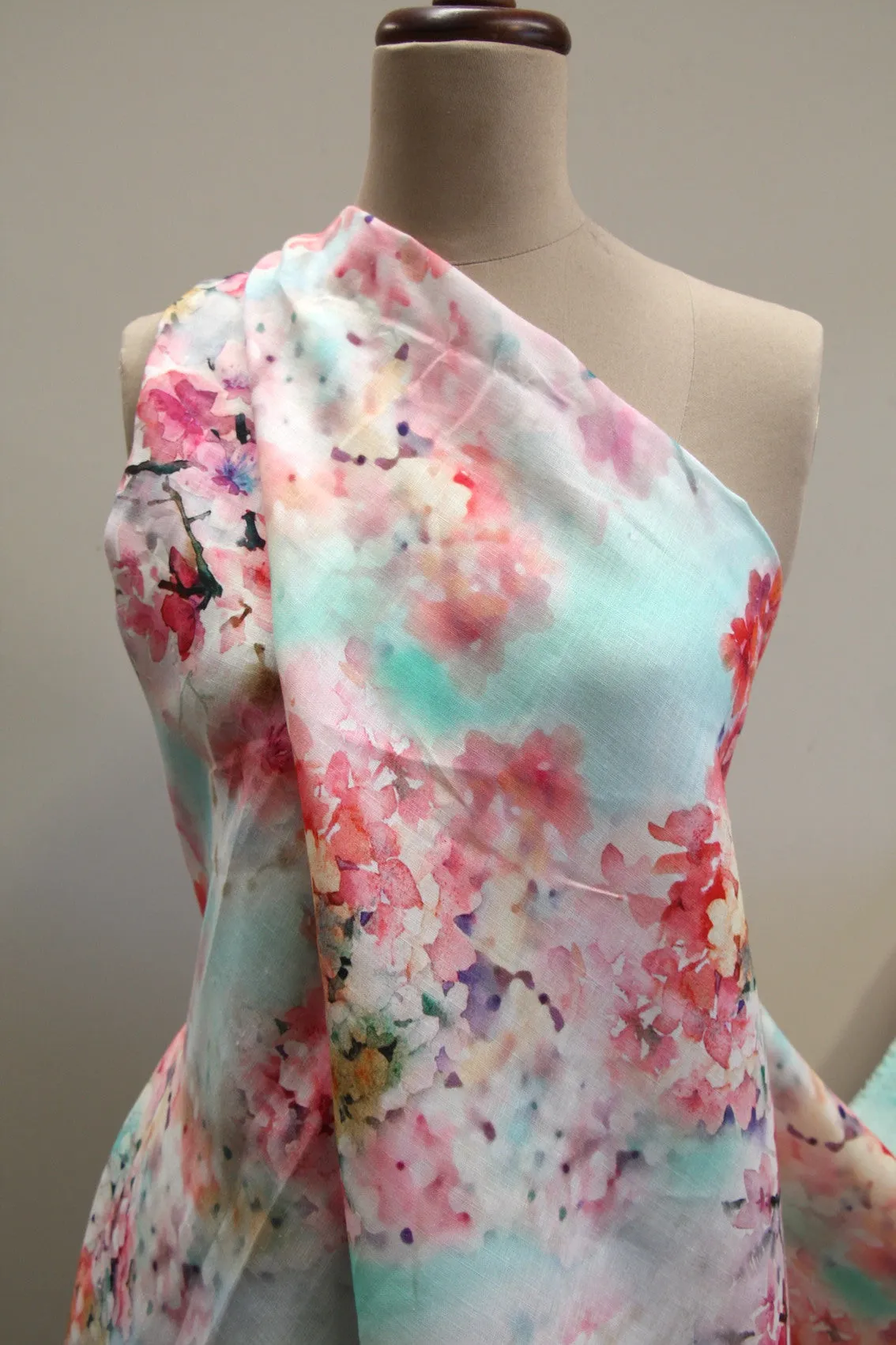 Blossom Primavera Printed Linen
