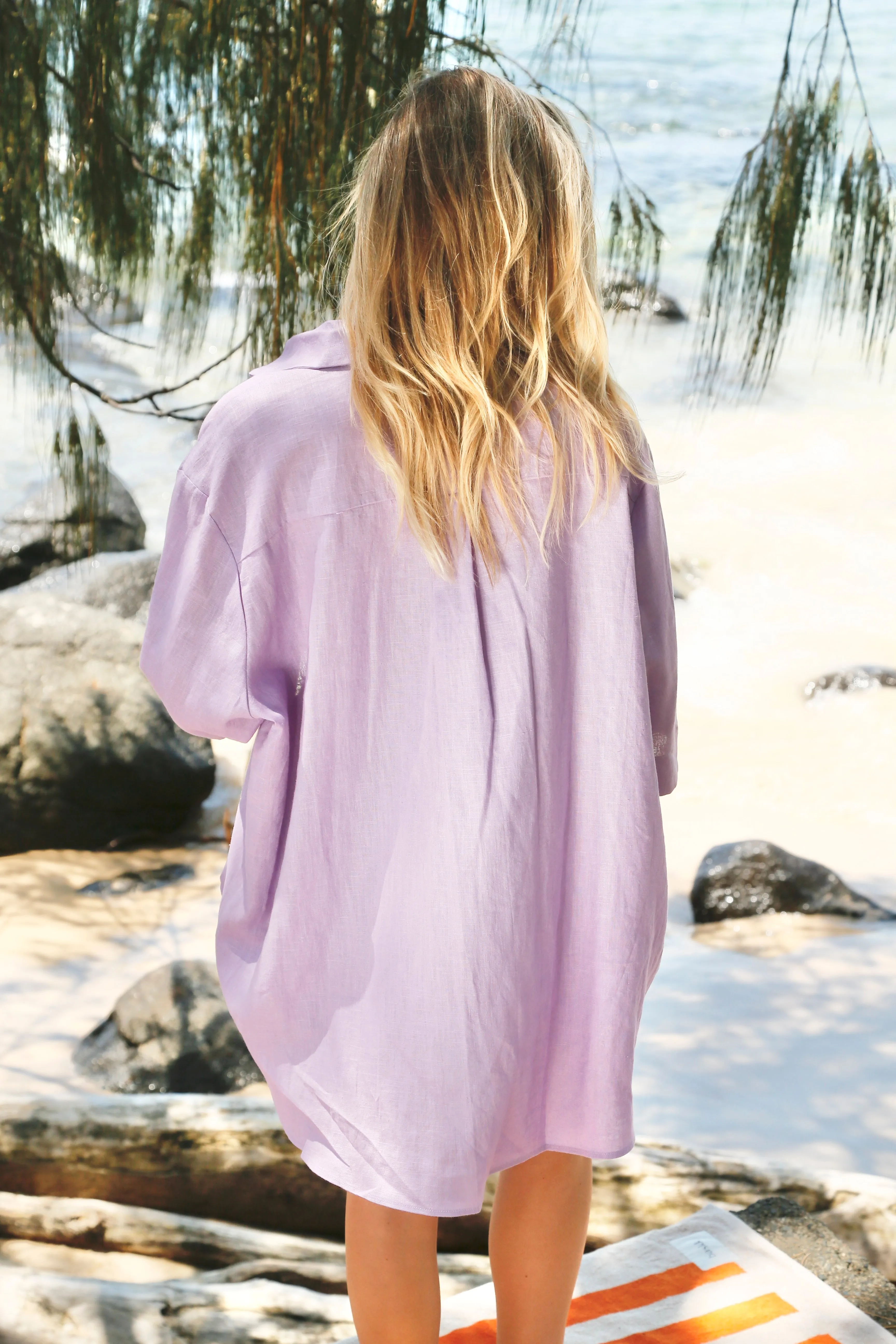 BOWIE SHIRT LILAC