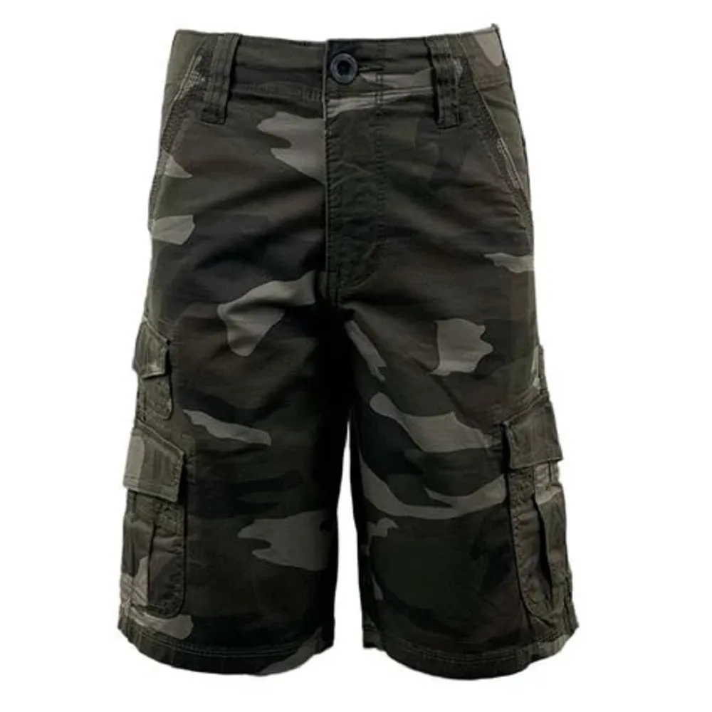 Boys Kids Camo Cargo Shorts