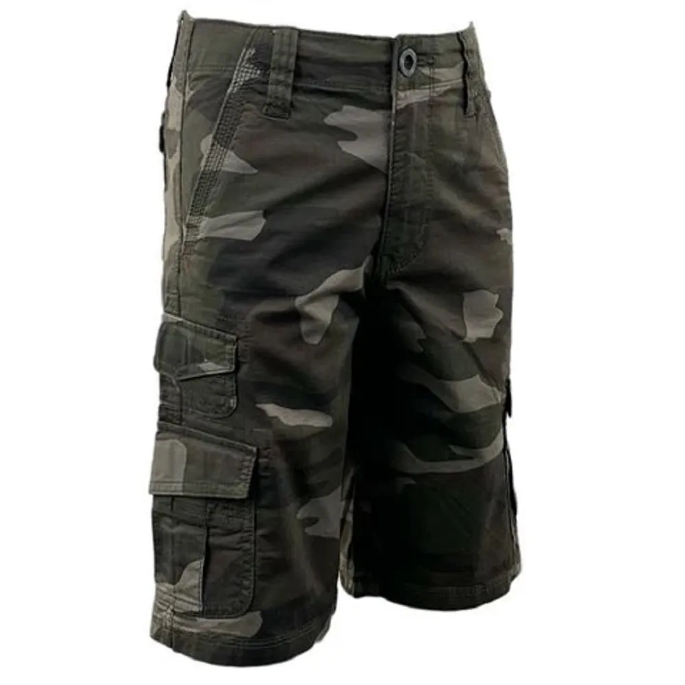 Boys Kids Camo Cargo Shorts