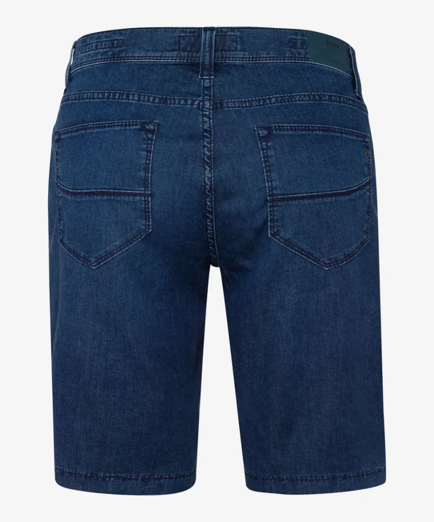 Brax Bali Denim Shorts - Sky Blue