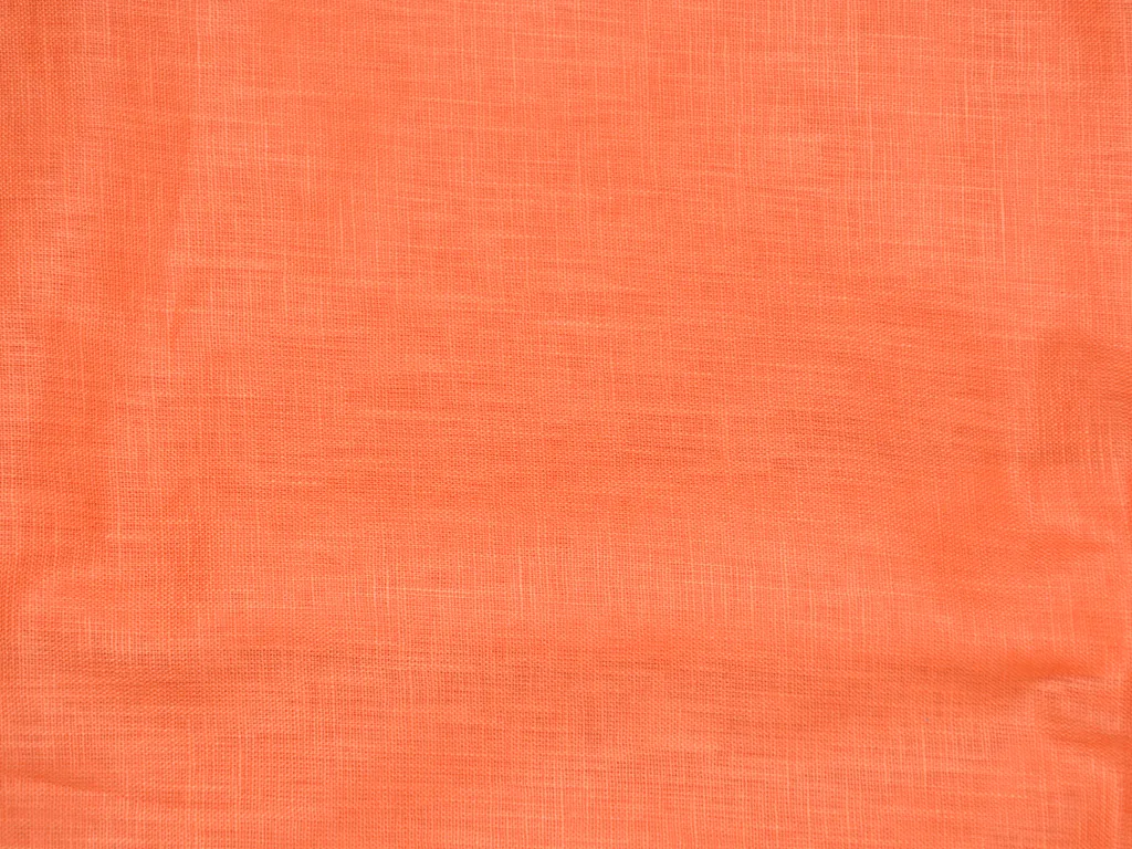 Bright Orange Premium Linen 60 Lea Fabric