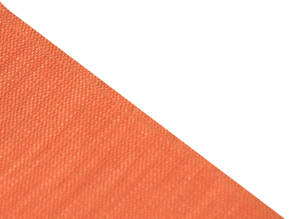 Bright Orange Premium Linen 60 Lea Fabric