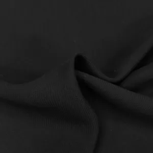 Carlon Black Viscose Linen Blend