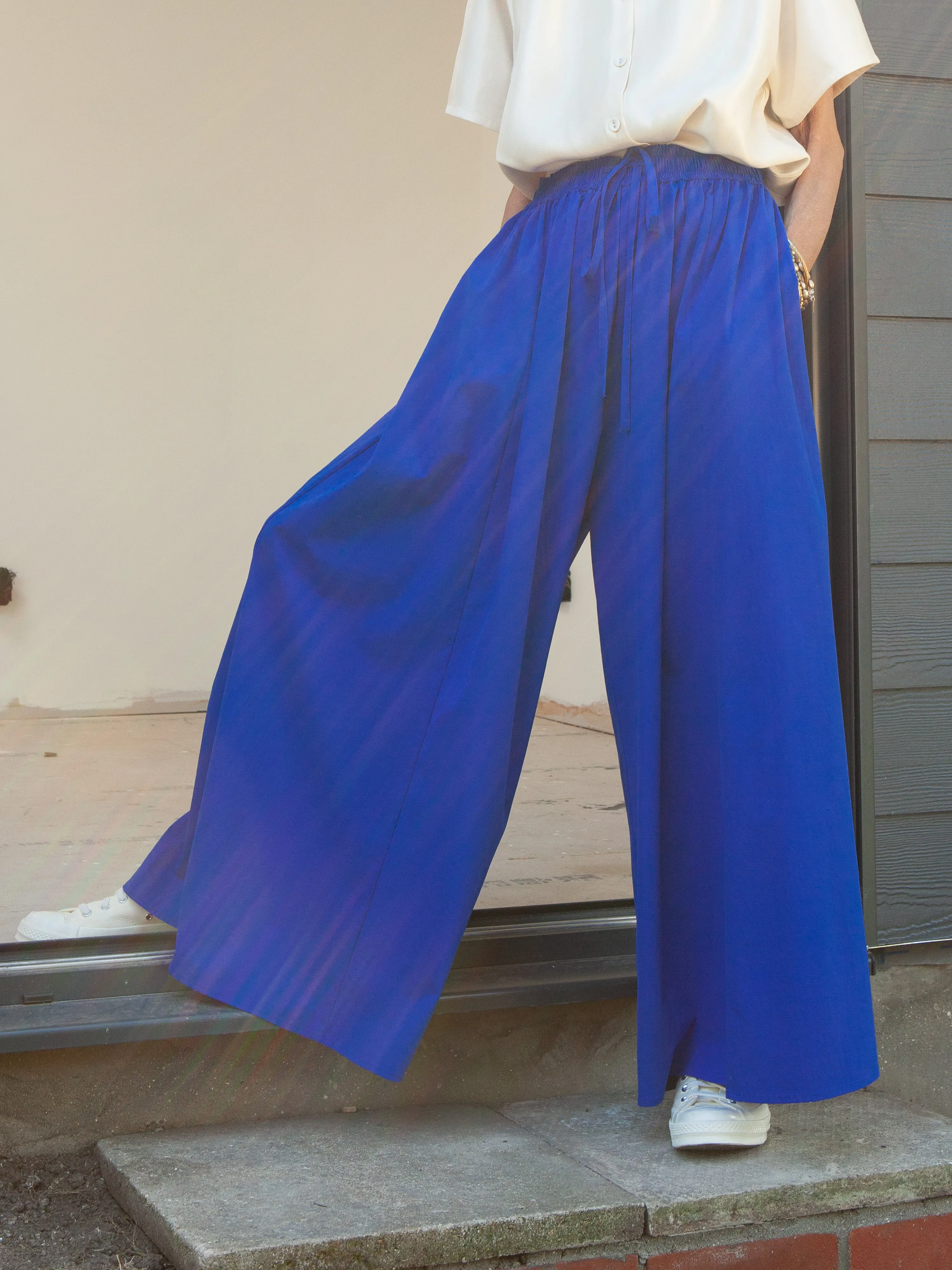 Charlie Blue Palazzo Pants