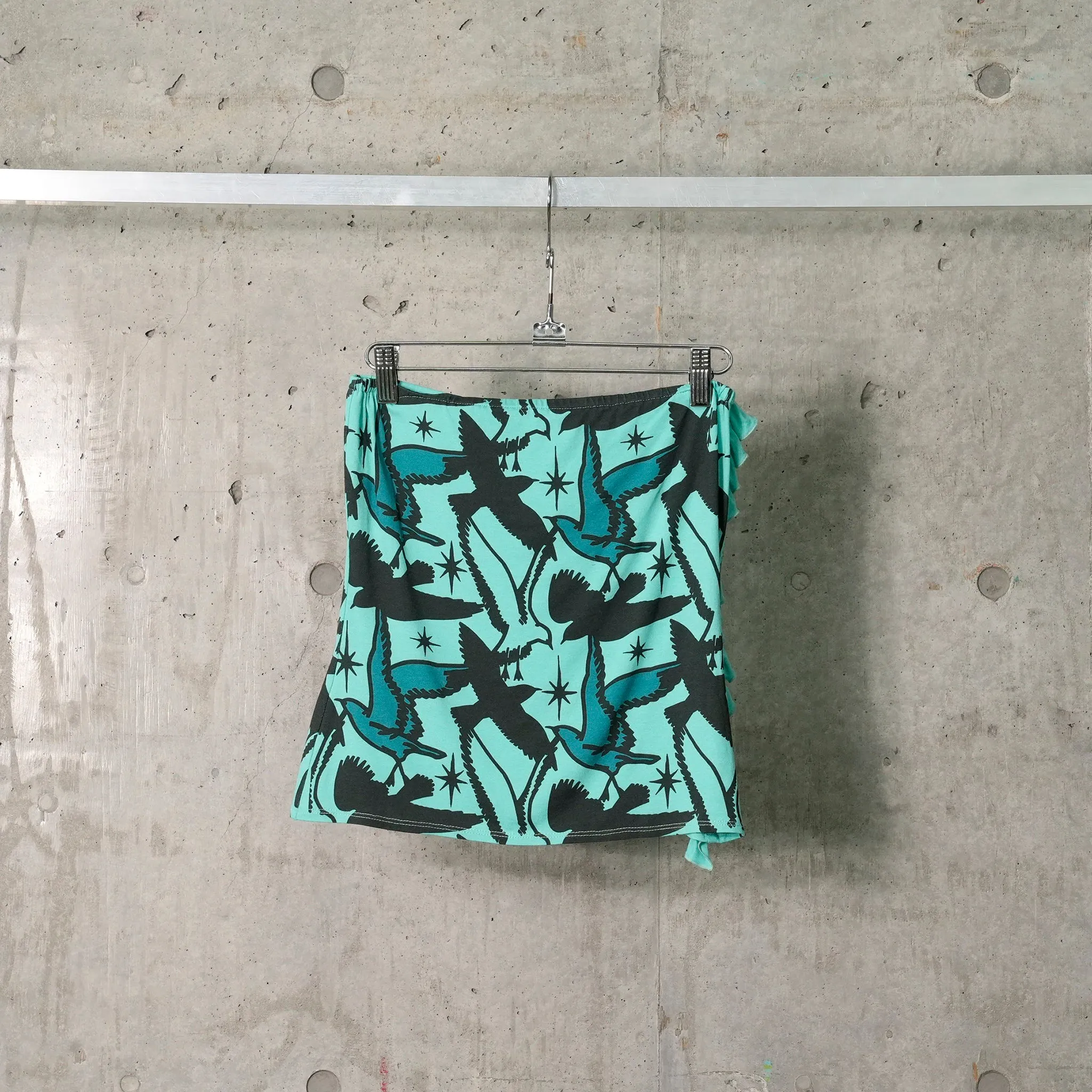 CHARLOTTE BANDEAU JERSEY / BIRD PRINT
