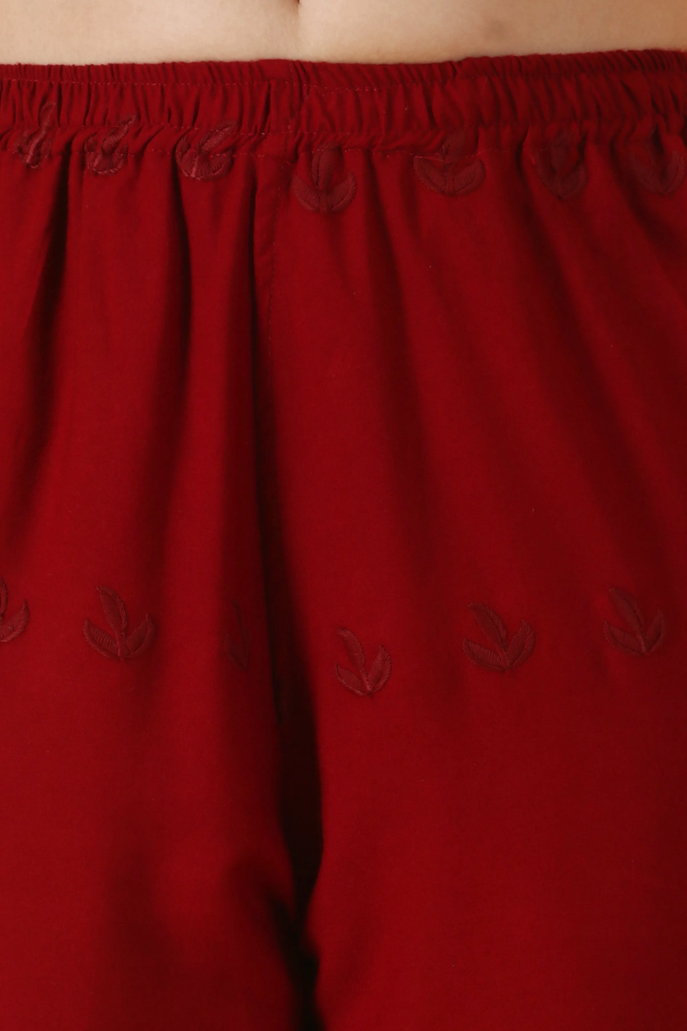 Chikankari Pant Palazzo
