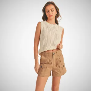 Cotton Cargo Shorts