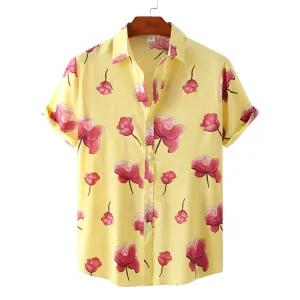 Cotton floral shirt