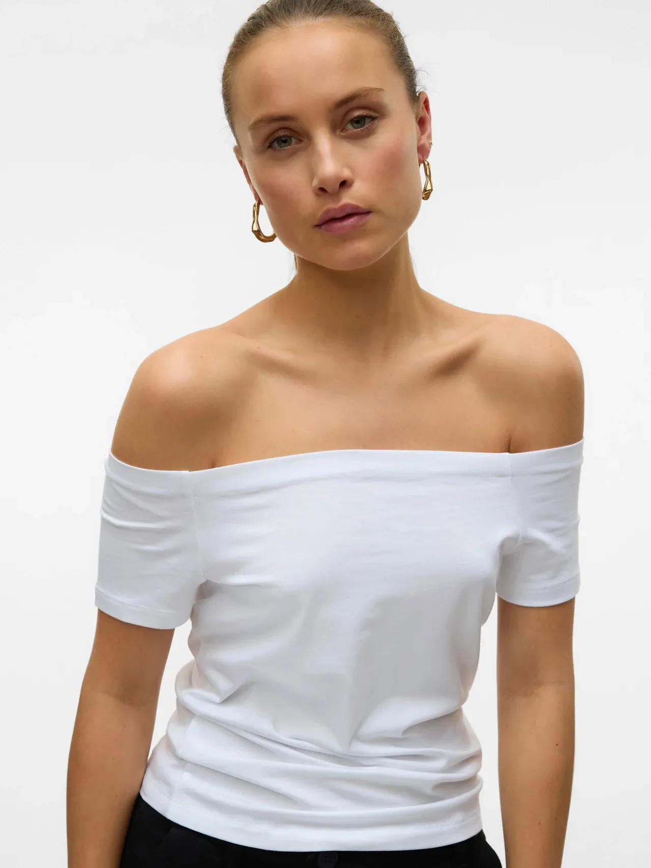 Cotton Off the Shoulder Top