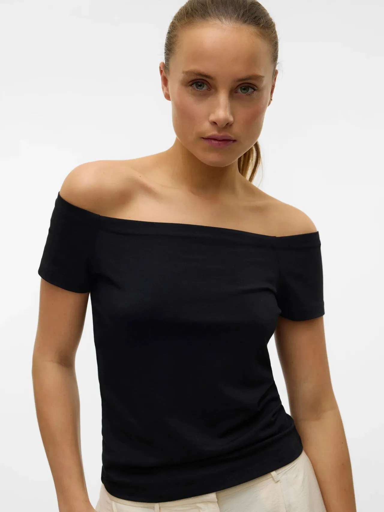 Cotton Off the Shoulder Top
