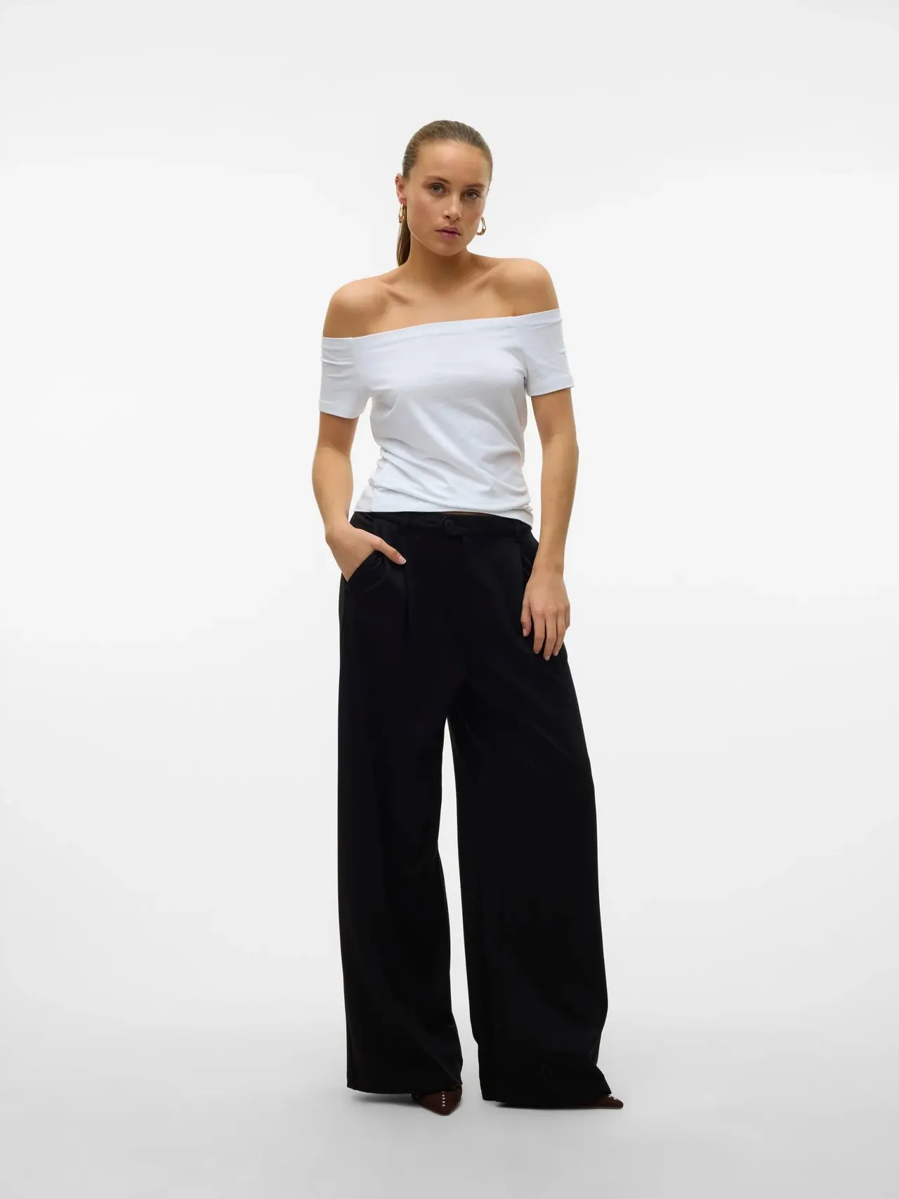 Cotton Off the Shoulder Top