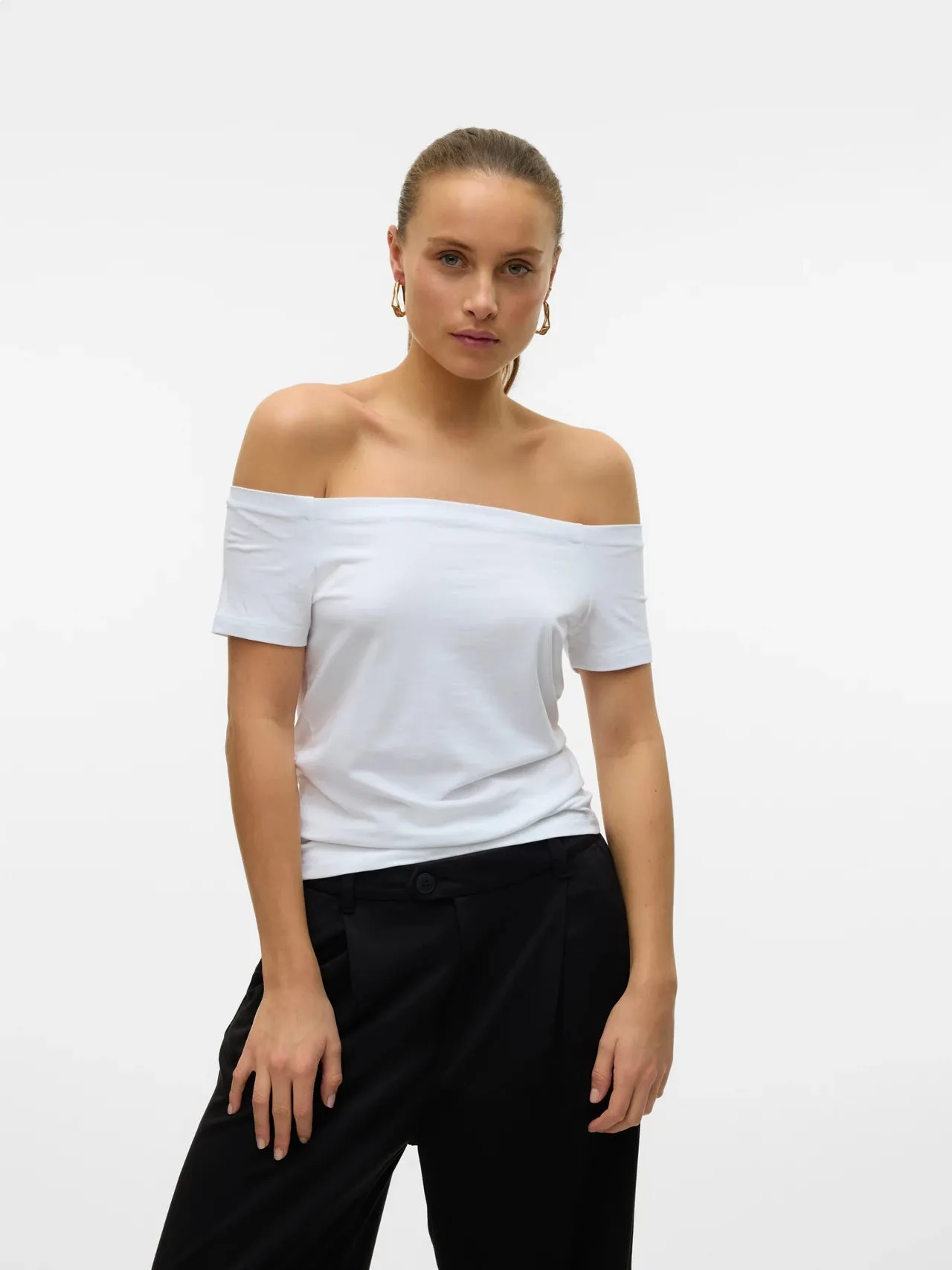 Cotton Off the Shoulder Top
