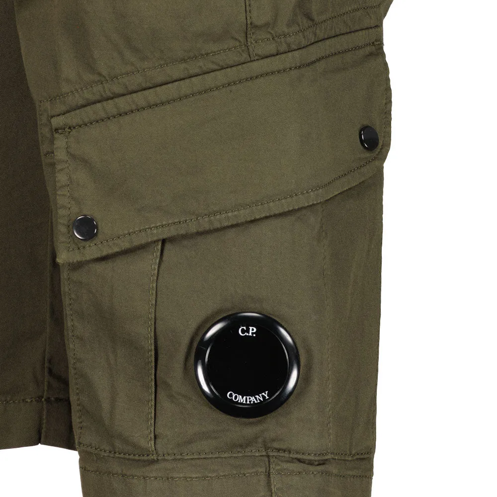 C.P. Junior Stretch Gabardine Lens Cargo Shorts