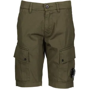C.P. Junior Stretch Gabardine Lens Cargo Shorts