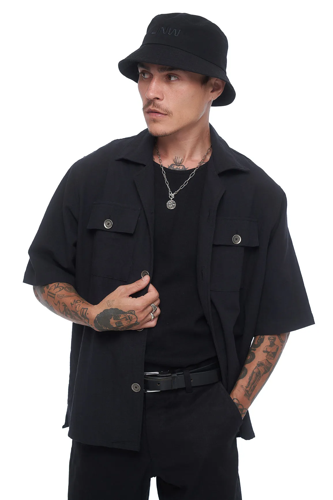 Cropped UT Shirt - Black