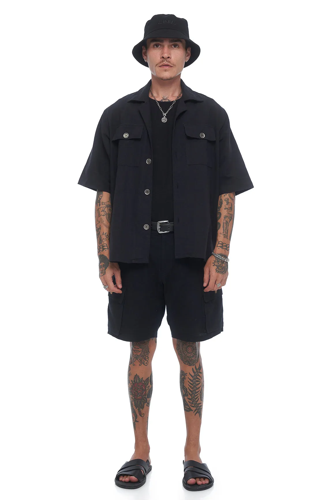 Cropped UT Shirt - Black