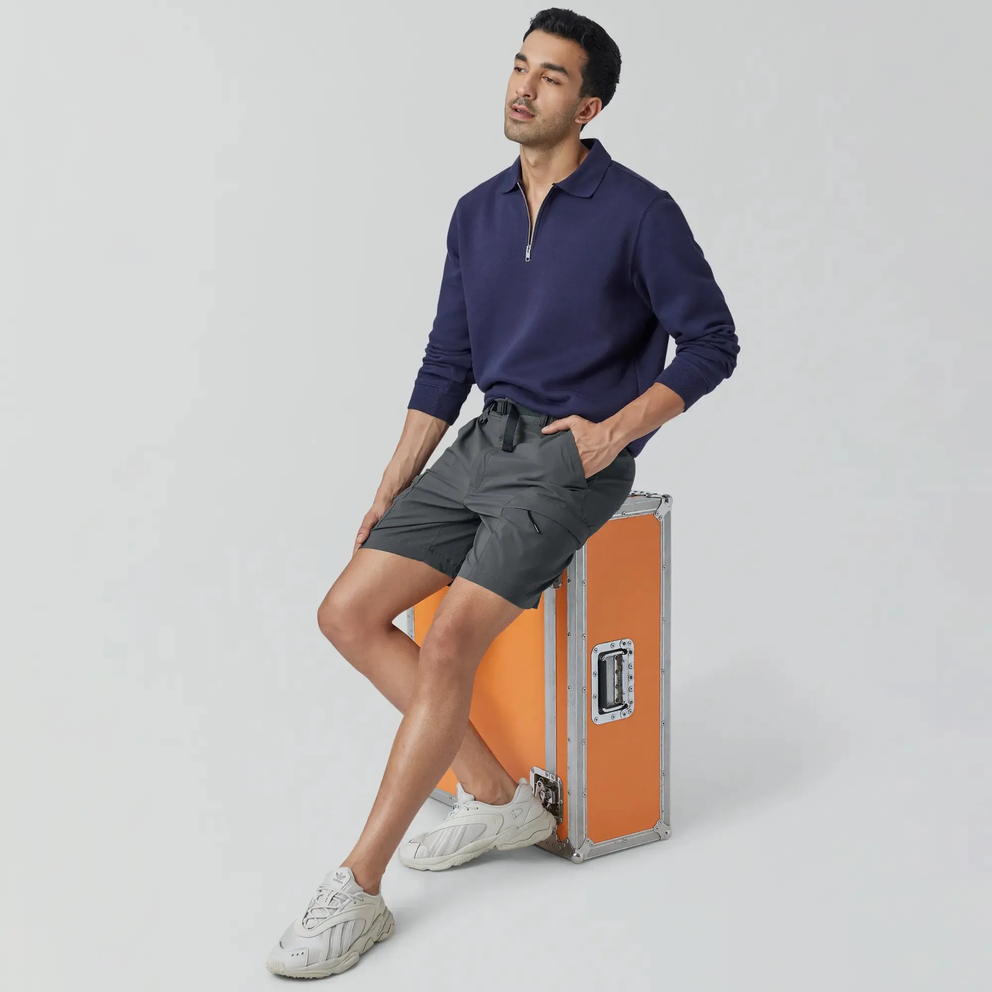 Cross_Sell Moveo Cargo Shorts Anchor Grey