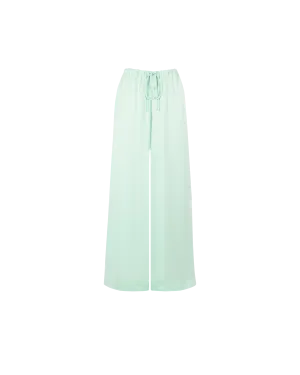 CUCUMBER SATIN PANT MINT