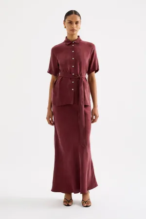 DEVIN TENCEL MAXI SKIRT