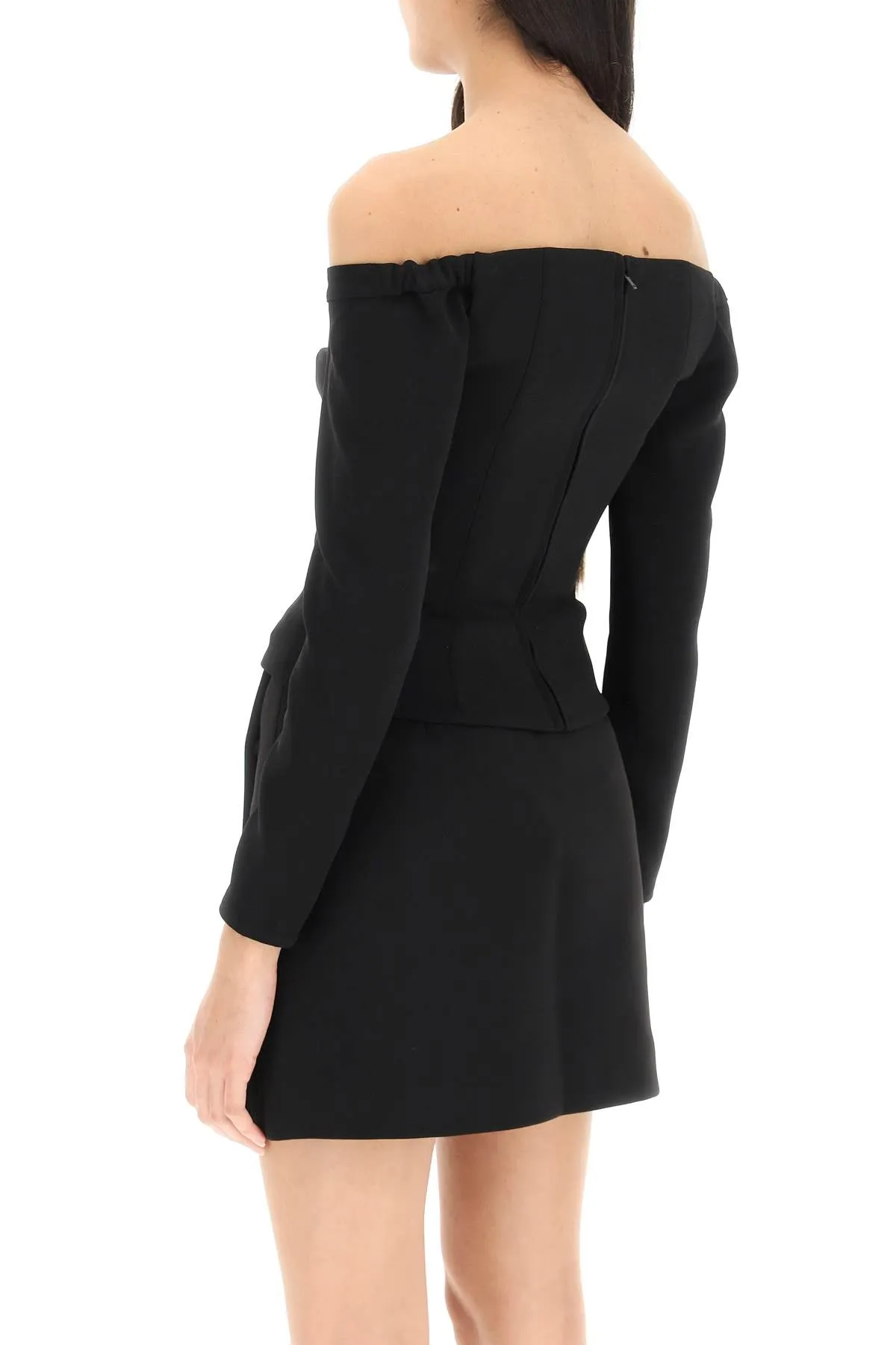 diamante off-shoulder top