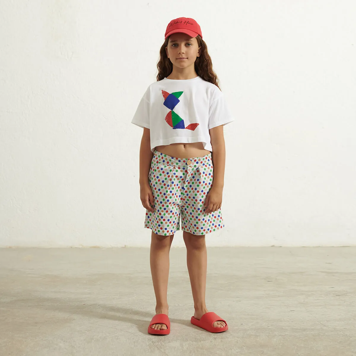 Dots Bermuda Shorts in Soft Blue by Weekend House Kids - Last Ones In Stock - 3-6 Years