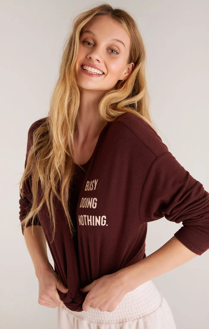 Eden Busy Long Sleeve Top
