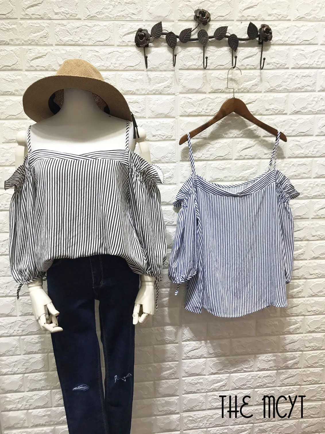 Eliza Off-Shoulder Stripe Top