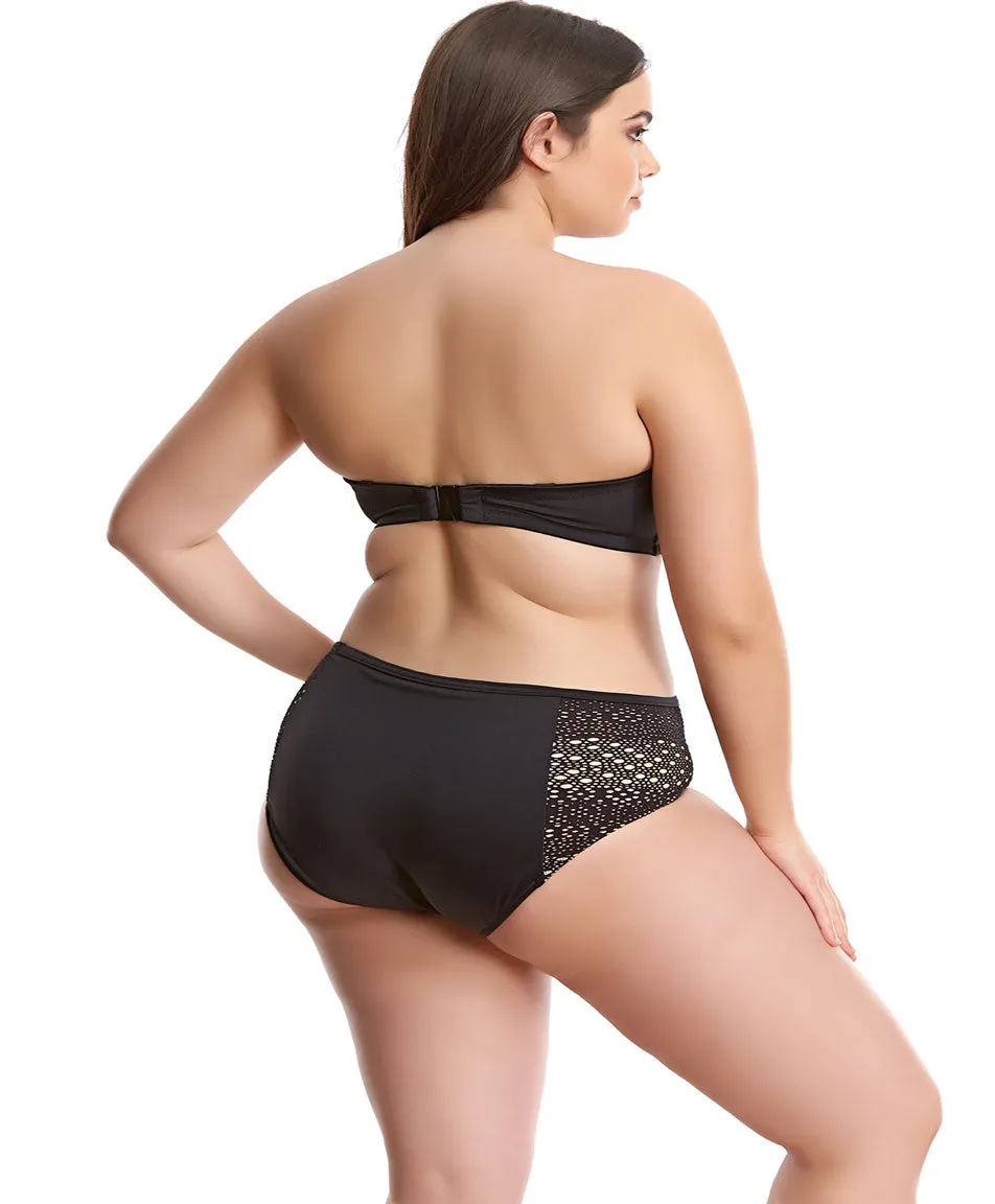 Elomi Essentials Bandeau Bikini Black ES7532