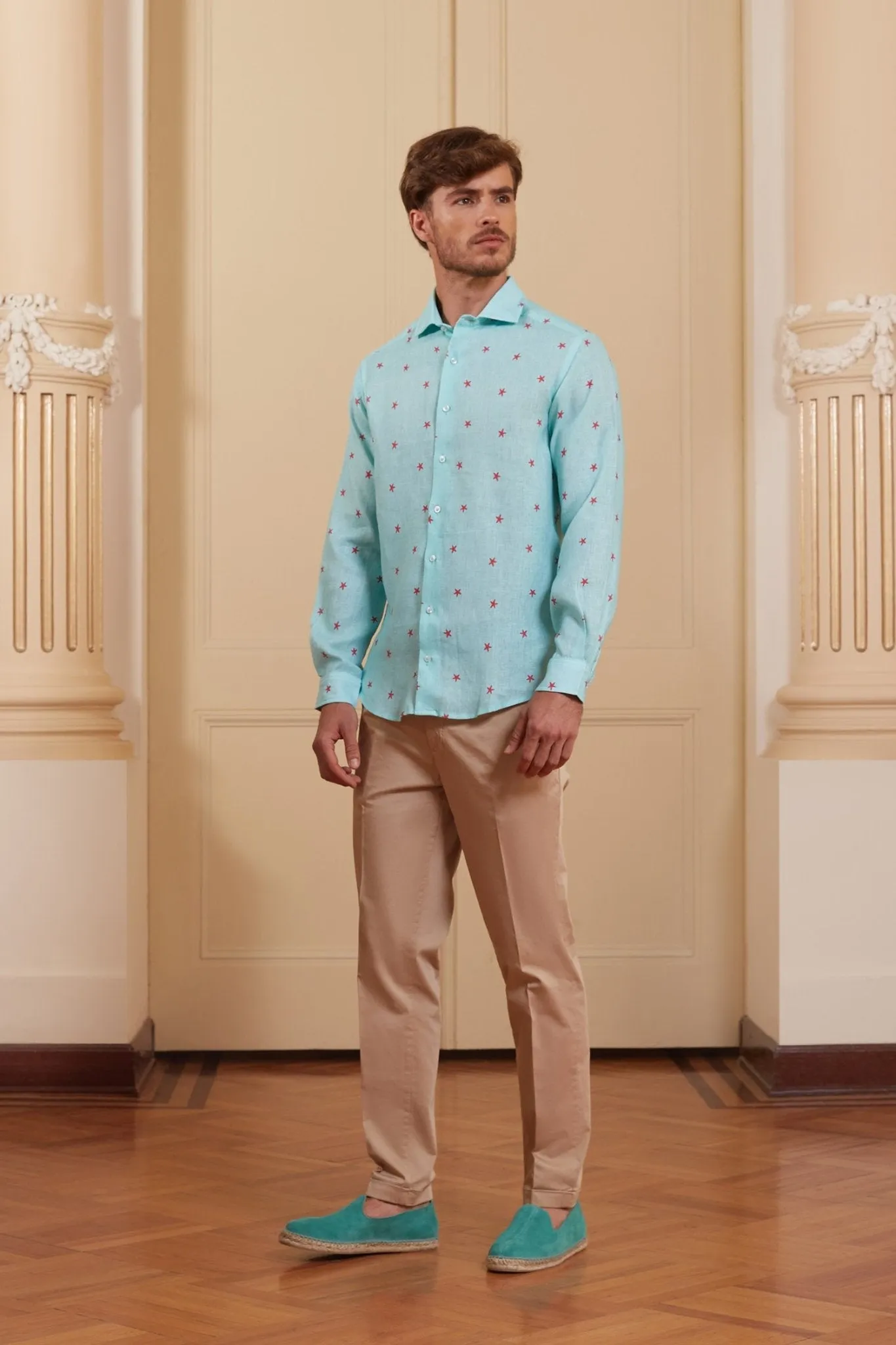 estelle shirt turquoise
