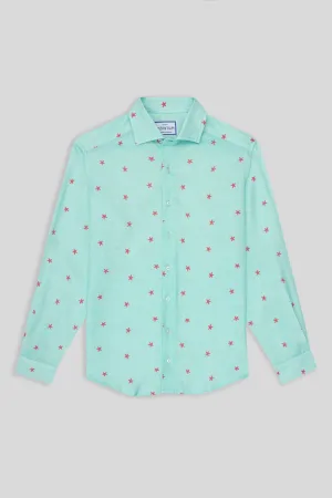 estelle shirt turquoise